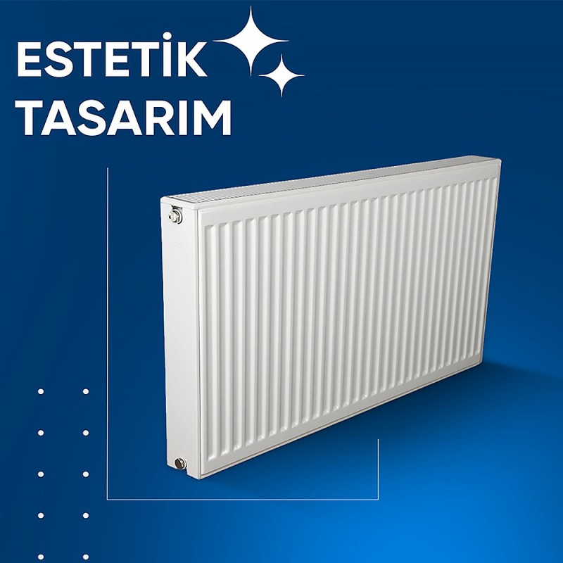 E.C.A. PKKP Tip 22 600x1400 Nem Alma Hazneli Panel Radyatör E.C.A. PKKP Tip 22 600x1400 Nem Alma Hazneli Panel Radyatör